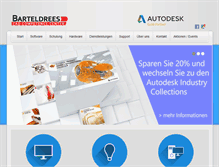 Tablet Screenshot of barteldrees.de